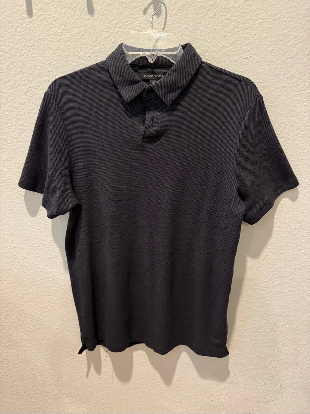 Banana Republic Men's Black Polo Shirt